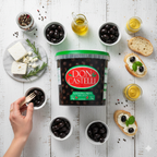 Azeitona Preta Sem Caroço Don Castelli - Balde 2kg