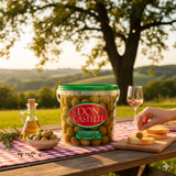 Azeitona Verde Graúda Com Caroço Don Castelli - Balde 2kg