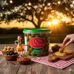 Azeitona Verde Graúda Com Caroço Don Castelli - Balde 2kg