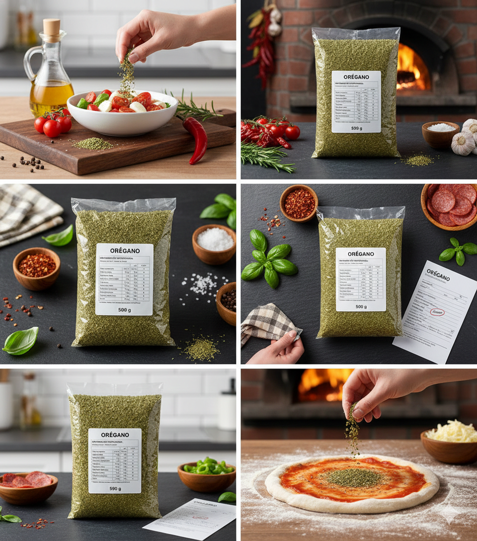 Oregano Pacote Selecionado 500g