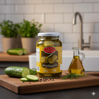 Pepino Agridoce Inteiro em Conserva Pote Vidro - Don Castelli