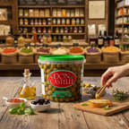 Azeitona Verde Miúda Com Caroço Don Castelli - Balde 2kg