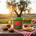 Azeitona Verde Miúda Com Caroço Don Castelli - Balde 2kg