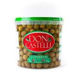 Azeitona Verde Miúda Com Caroço Don Castelli - Balde 2kg
