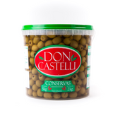 Azeitona Verde Sem Caroço Don Castelli - Balde 2kg