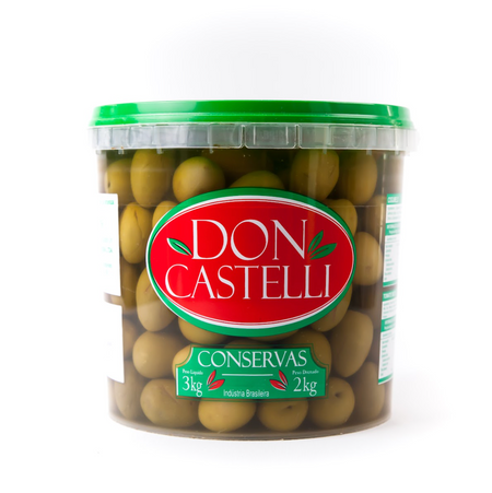 Azeitona Verde Graúda Don Castelli 2kg