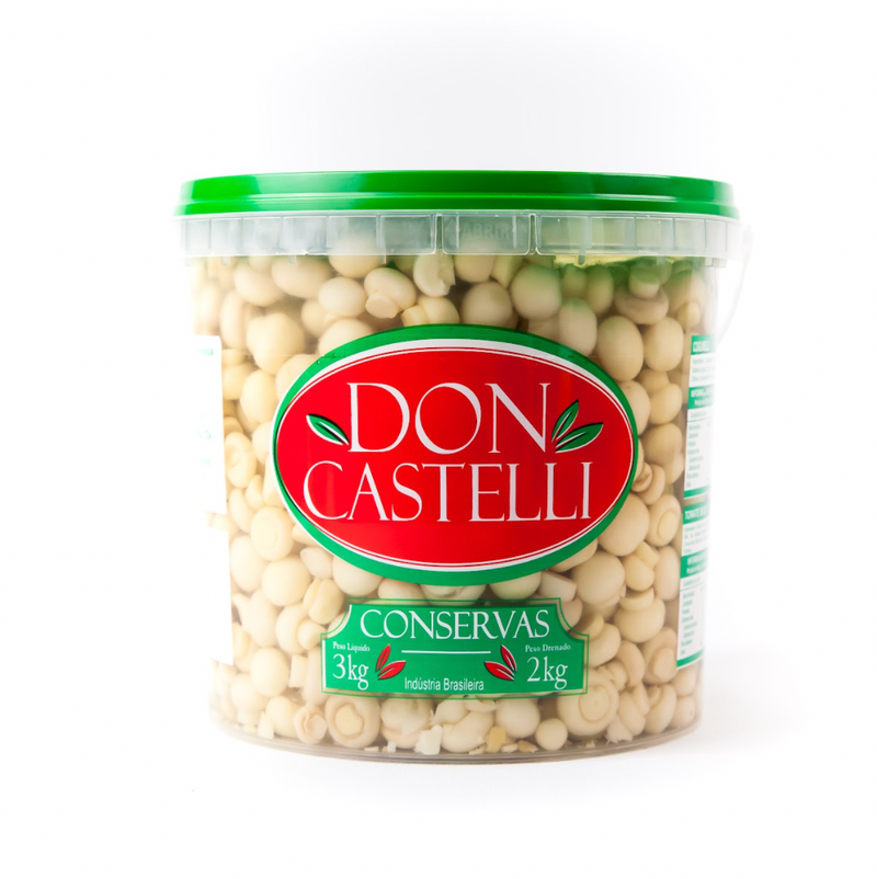 Mini Cogumelos Inteiros Don Castelli 2kg